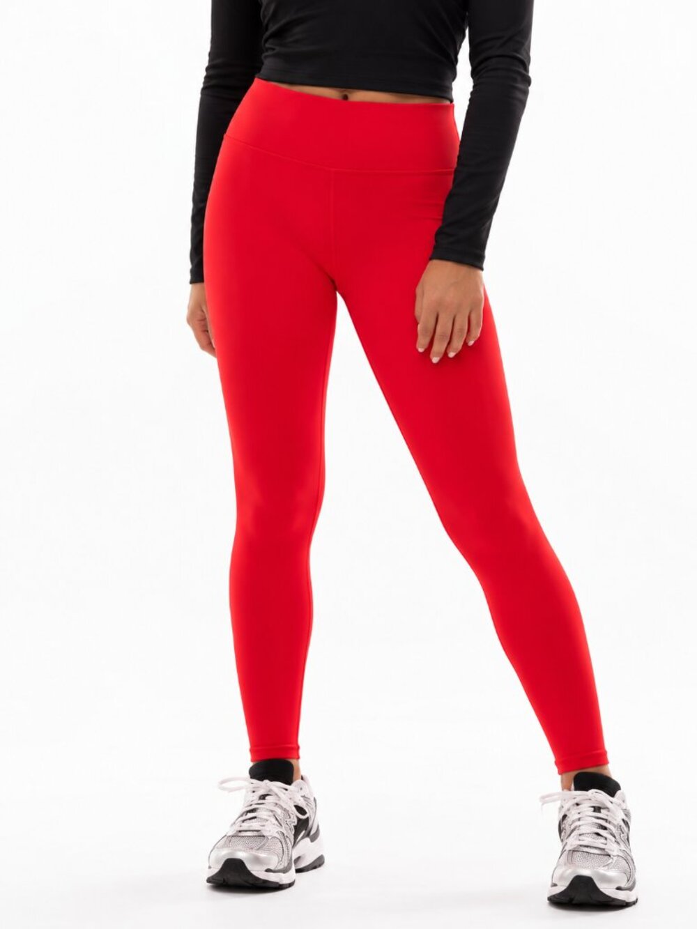 Athleta Girl High Rise Chit Chat Legging Red Girls Medium NWT